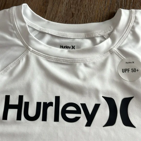 New HURLEY RASH GUARD Women's Shirt Size Xtra-Large  (UPF 50+) - Picture 5 of 9